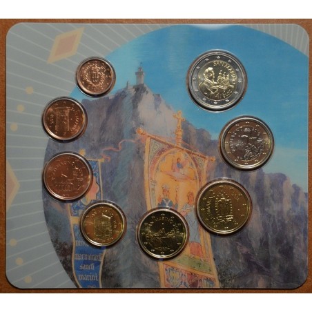 Euromince mince San Marino 2018 sada 8 euromincí (BU)