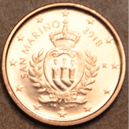 euroerme érme 1 cent San Marino 2018 - Új dizájn (UNC)