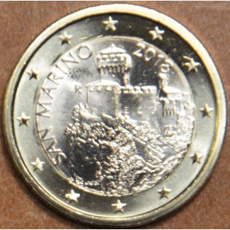 Euromince mince 1 Euro San Marino 2018 - Druhá veža (UNC)