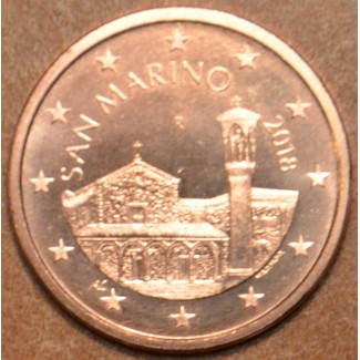 euroerme érme 5 cent San Marino 2018 - Új dizájn (UNC)