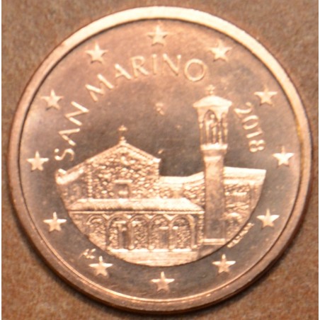 eurocoin eurocoins 5 cent San Marino 2018 - New design (UNC)