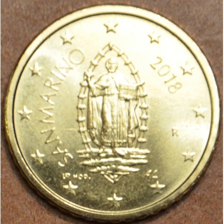 Euromince mince 50 cent San Marino 2018 - Nový design (UNC)