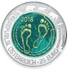 Euromince mince 25 Euro Rakúsko 2018 - strieborná niobium minca Ant...