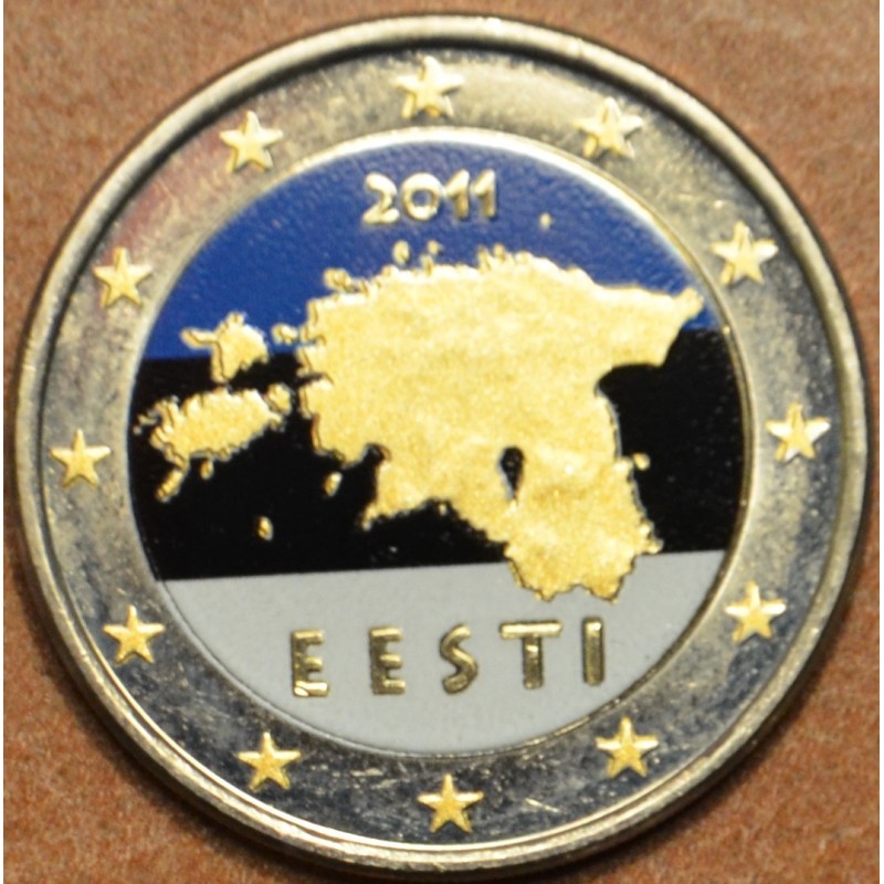 eurocoin eurocoins 2 Euro Estonia 2011 III. (colored UNC)