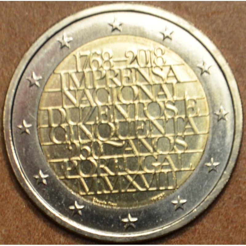 euroerme érme 2 Euro Portugália 2018 - Az INCM verde 250 éve (UNC)