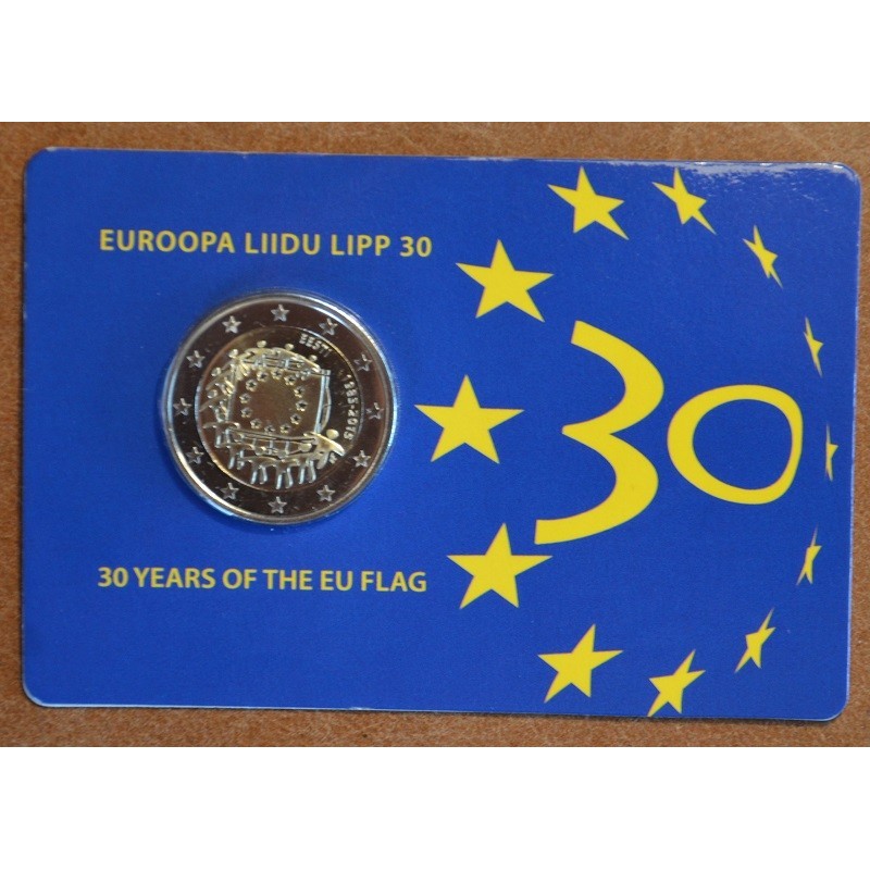 eurocoin eurocoins 2 Euro Estonia 2015 - 30 years of European flag ...