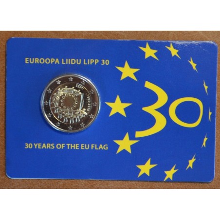 eurocoin eurocoins 2 Euro Estonia 2015 - 30 years of European flag ...