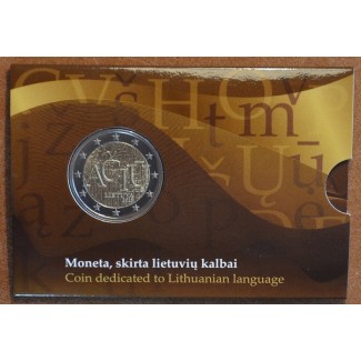 Euromince mince 2 Euro Litva 2015 - Aciu: litovský jazyk (BU karta)