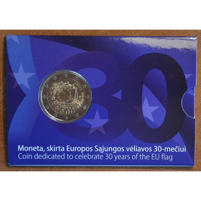eurocoin eurocoins 2 Euro Lithuania 2015 - 30 years of European fla...