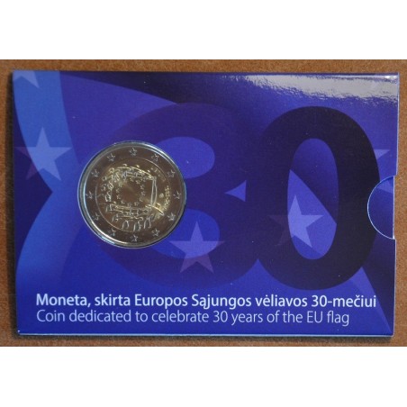 eurocoin eurocoins 2 Euro Lithuania 2015 - 30 years of European fla...