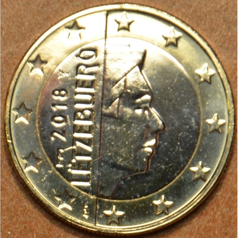 Euromince mince 1 Euro Luxembursko 2018 nová značka (UNC)
