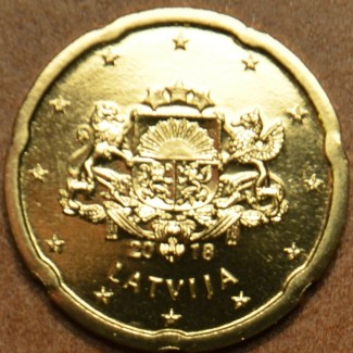 Euromince mince 20 cent Lotyšsko 2018 (UNC)