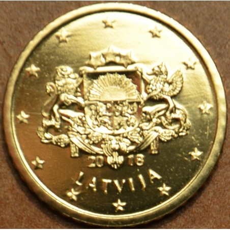 euroerme érme 50 cent Lettország 2018 (UNC)