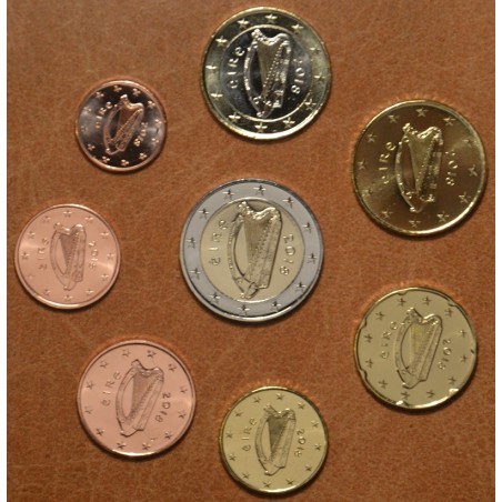 eurocoin eurocoins Set of 8 coins Ireland 2018 (UNC)