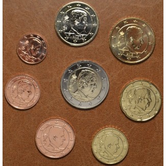 eurocoin eurocoins Belgium 2018 set of 8 King Philippe coins (UNC)