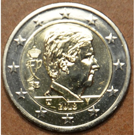 Euromince mince 2 Euro Belgicko 2018 - Kráľ Filip (UNC)