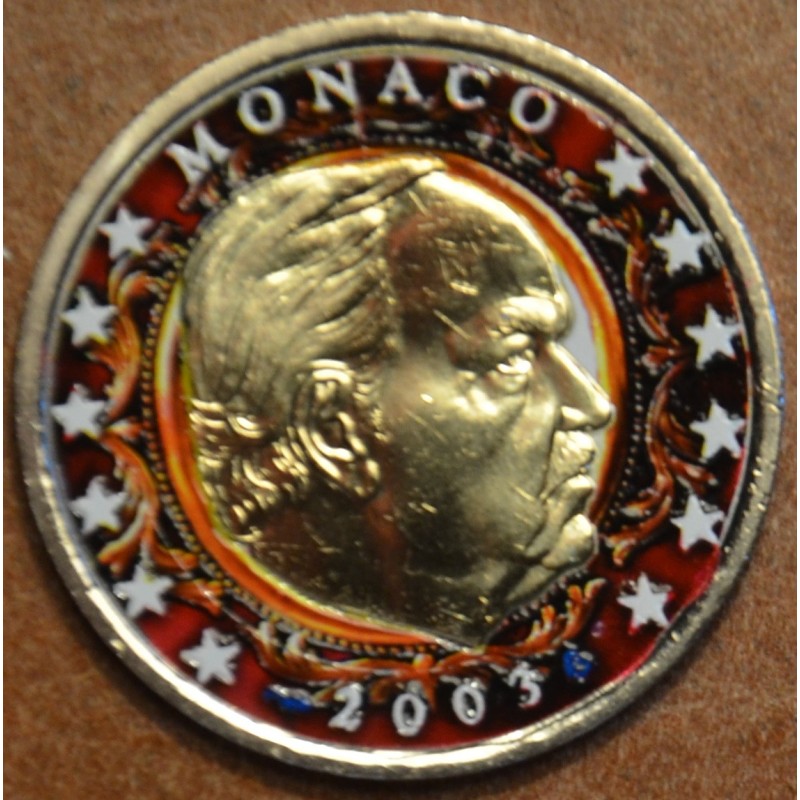 Euromince mince 2 Euro Monaco 2003 Rainier (farebná UNC)