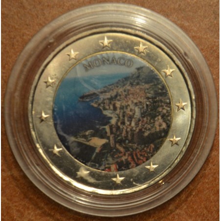 euroerme érme 2 Euro Monakó kultúrális örökség sorozat (színezett UNC)