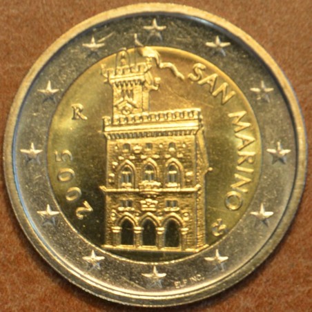 Euromince mince 2 Euro San Marino 2005 - Dom vlády (UNC)