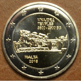 Euromince mince 2 Euro Malta 2018 Mnajdra - značka \\"F\\" (UNC)