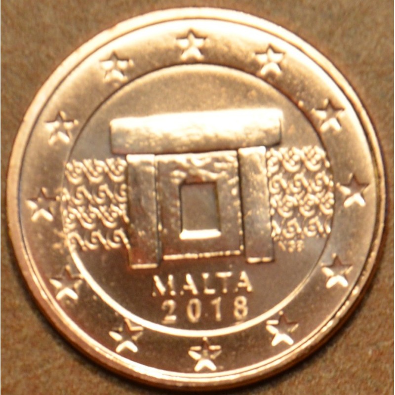 Euromince mince 2 cent Malta 2018 (UNC)