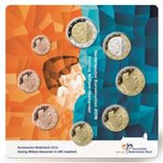 Euromince mince Sada 8 mincí Holandsko 2016 (UNC)