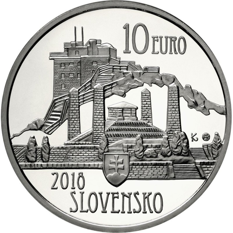 eurocoin eurocoins 10 Euro Slovakia 2018 - Dušan Samuel Jurkovič (BU)