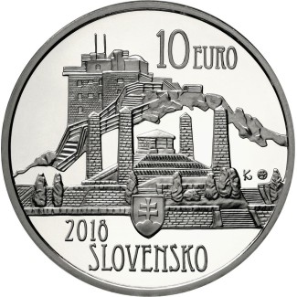 Euromince mince 10 Euro Slovensko 2018 - Dušan Samuel Jurkovič (Proof)
