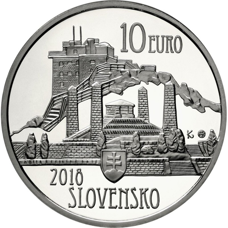 eurocoin eurocoins 10 Euro Slovakia 2018 - Dušan Samuel Jurkovič (P...