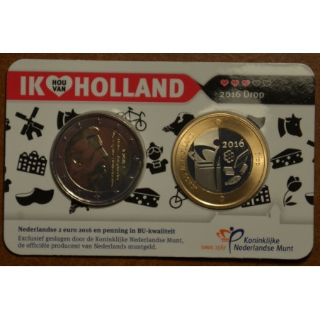 Euromince mince 2 Euro Holandsko 2016 - Holland coin fair (BU)