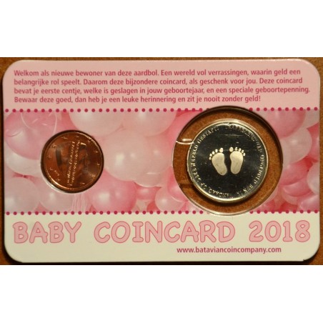 eurocoin eurocoins 1 cent Netherlands 2017 - My first cent GIRL (BU)