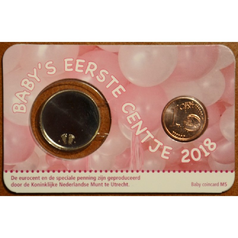 eurocoin eurocoins 1 cent Netherlands 2017 - My first cent GIRL (BU)