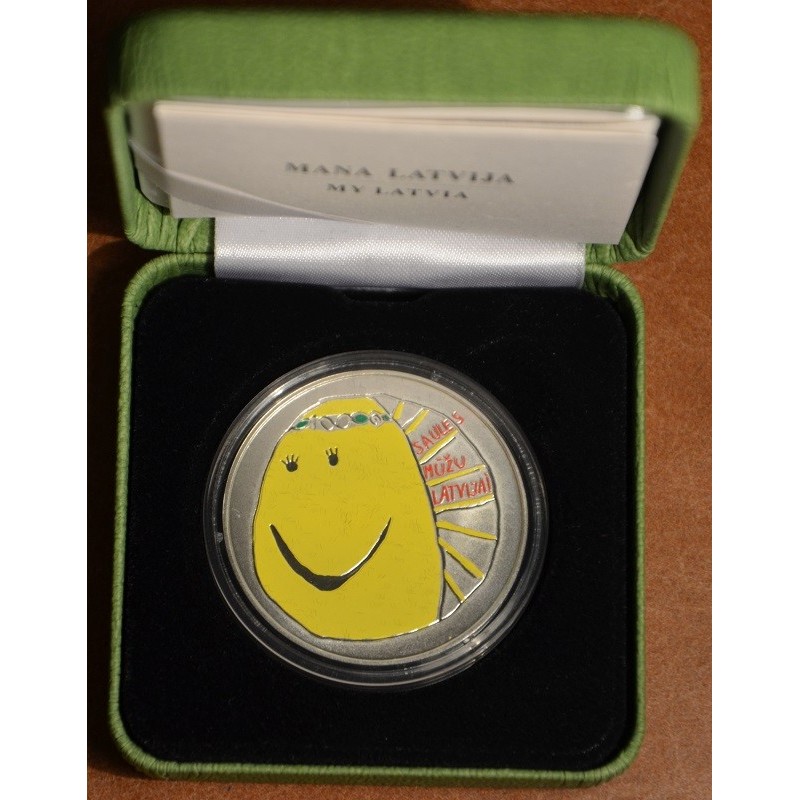 eurocoin eurocoins 5 Euro Latvia 2018 My Latvia (Proof)