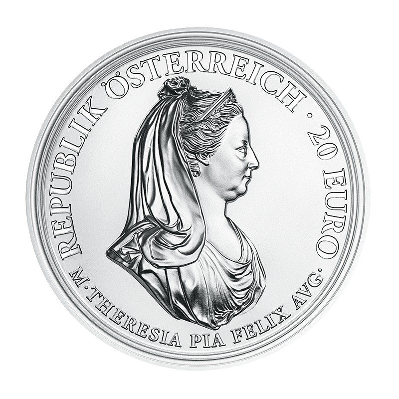 Euromince mince 20 Euro Rakúsko 2018 Maria Terézia: milosť a vernos...