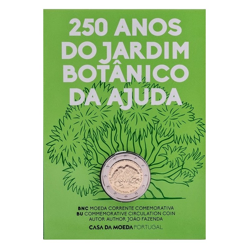 euroerme érme 2 Euro Portugália 2018 - Az Ajuda botanikus kert 250 ...