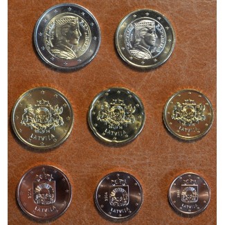 Euromince mince Lotyšsko 2014 sada 8 euromincí (UNC)