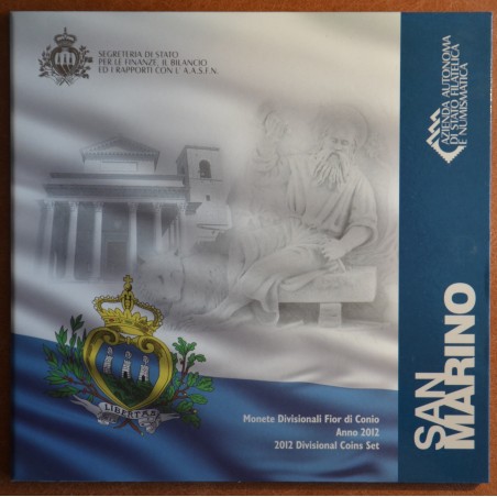 euroerme érme San Marino 2012 hivatalos 8 részes forgalmi sor (BU)
