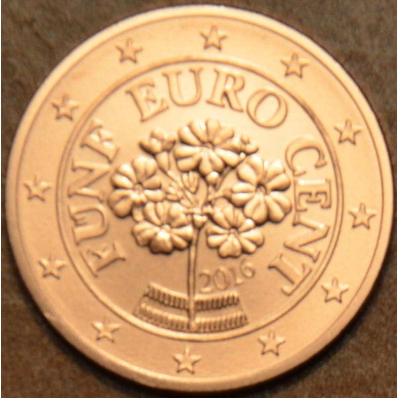 euroerme érme 5 cent Ausztria 2016 (UNC)