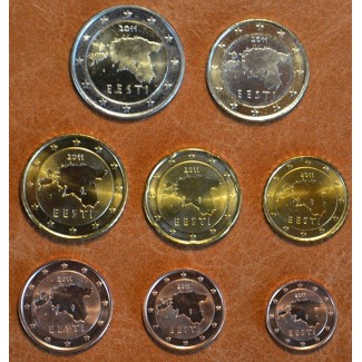 Euromince mince Sada 8 euromincí Estónsko 2011 (UNC)