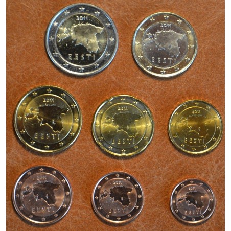 eurocoin eurocoins Set of 8 eurocoins Estonia 2011 (UNC)