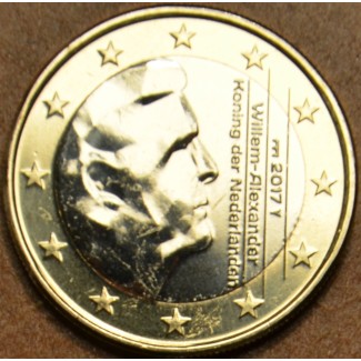 euroerme érme 1 Euro Hollandia 2017 új verjeggyel (UNC)