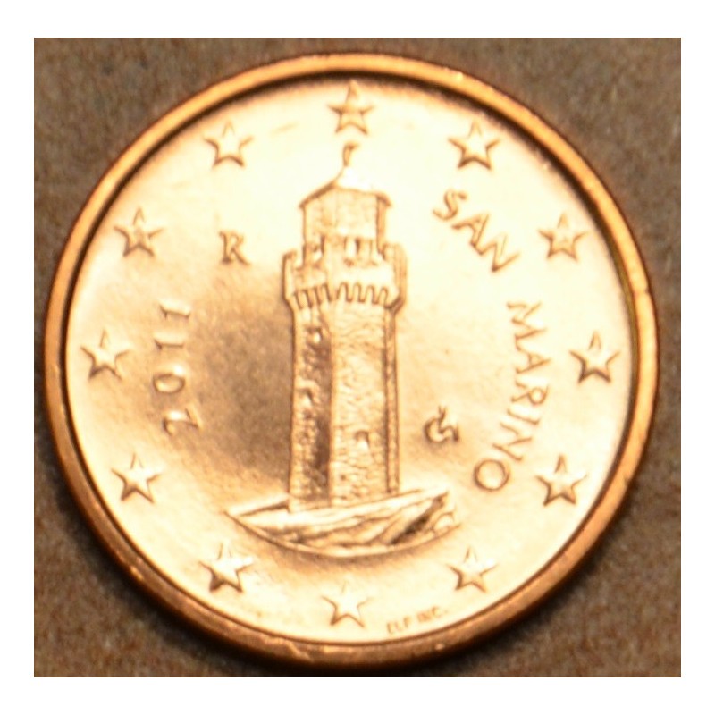 Euromince mince 1 cent San Marino 2011 (UNC)