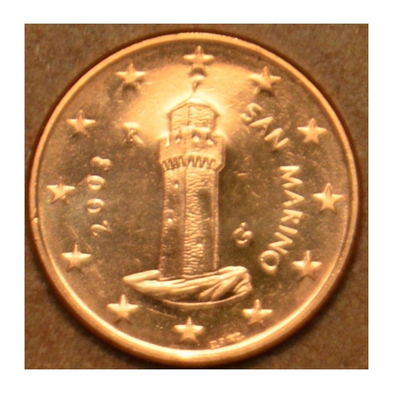 eurocoin eurocoins 1 cent San Marino 2003 (UNC)