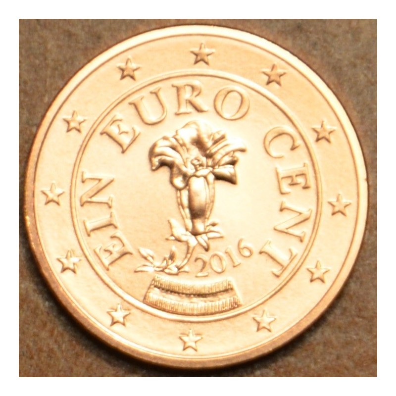 Euromince mince 1 cent Rakúsko 2016 (UNC)