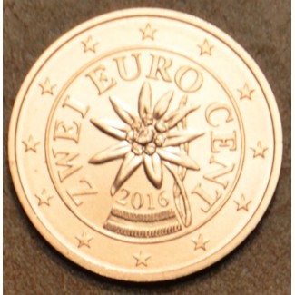 Euromince mince 2 cent Rakúsko 2016 (UNC)