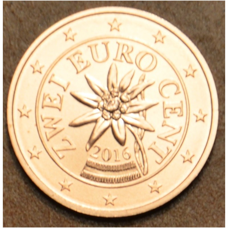 Euromince mince 2 cent Rakúsko 2016 (UNC)