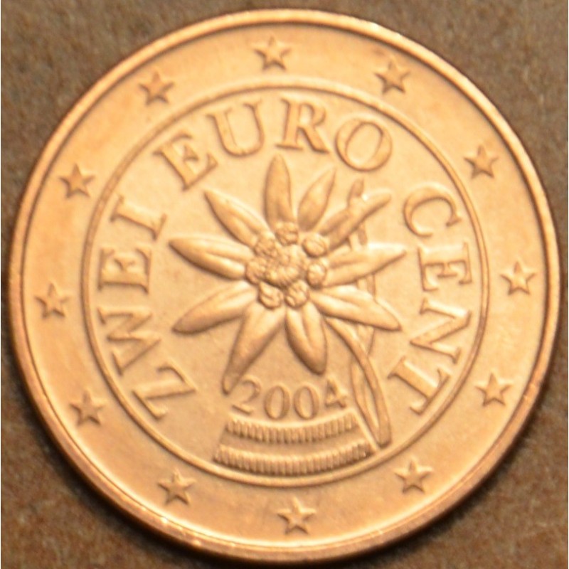 euroerme érme 2 cent Ausztria 2004 (UNC)