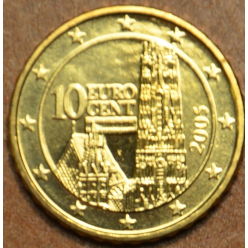 euroerme érme 10 cent Ausztria 2005 (UNC)