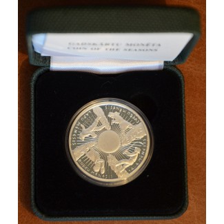 euroerme érme 5 Euro Lettország 2014 - Évszakok érméje (Proof)