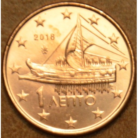 Euromince mince 1 cent Grécko 2018 (UNC)